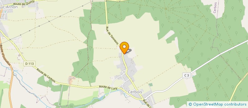 localisation de l'entreprise SCI DU CANAL  CERBOIS