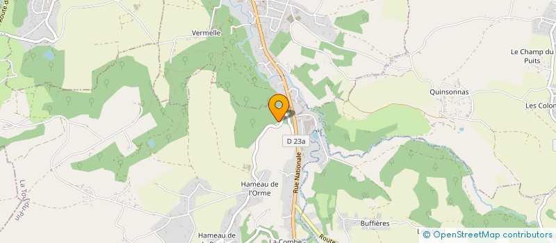 localisation de l'entreprise SCI DU CANAL  LES EPARRES