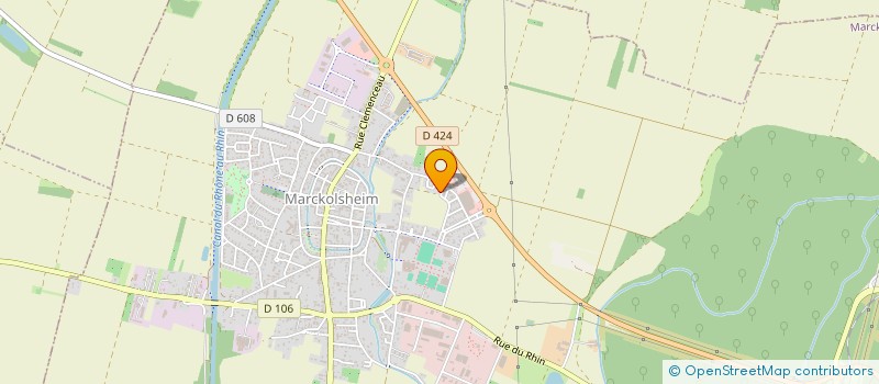 localisation de l'entreprise SCI DU CANAL  MARCKOLSHEIM