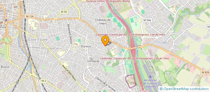 localisation de l'entreprise SCI DU CANAL à TOULOUSE