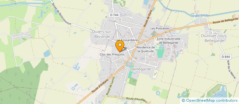 localisation de l'entreprise SCI DU CANAL à BELLEGARDE