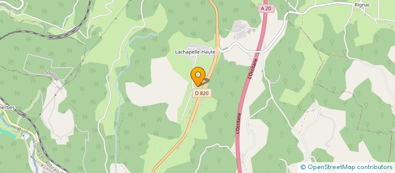 localisation de l'entreprise SCI DU CANAL DE BLAZY  SOUILLAC