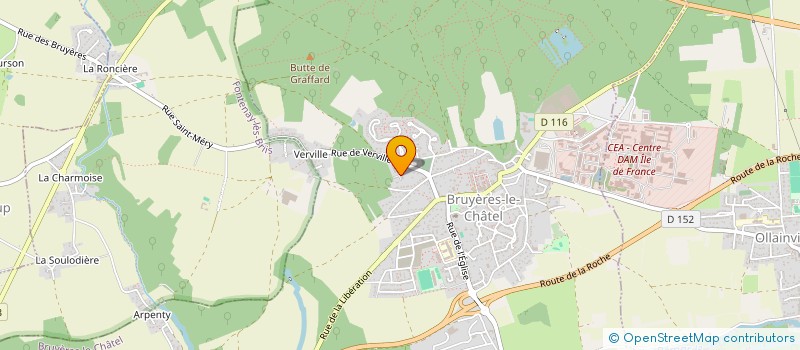 localisation de l'entreprise SCI DU CANAL DE LONGJUMEAU  BRUYERES-LE-CHATEL