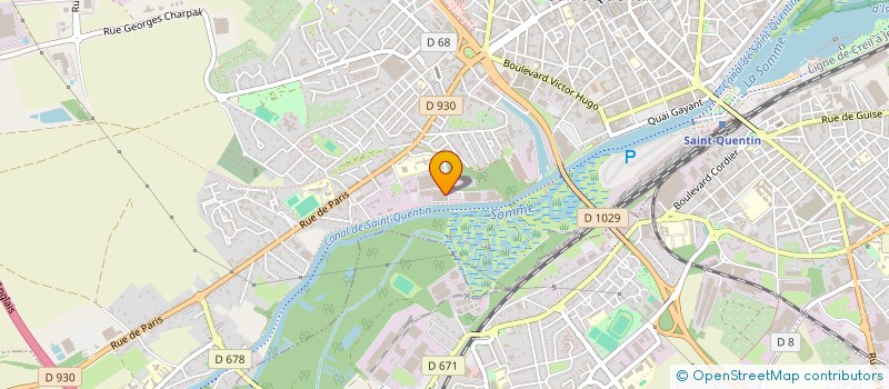 localisation de l'entreprise SCI DU CANAL DE ST QUENTIN à SAINT-QUENTIN