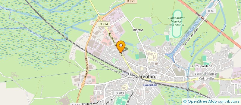 localisation de l'entreprise SCI DU CANAL DES ESPAGNOLS à CARENTAN-LES-MARAIS