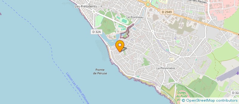 localisation de l'entreprise SCI DU CANAL DES SOEURS à LES SABLES D'OLONNE
