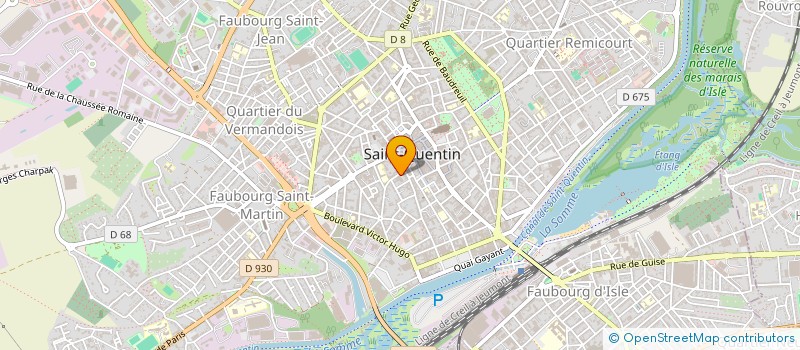localisation de l'entreprise SCI DU CANAL PICARD à SAINT-QUENTIN
