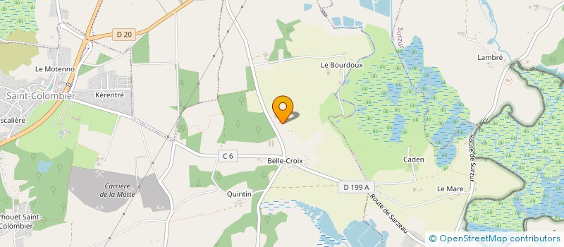 localisation de l'entreprise SCI DU CANARD CHANTANT  SARZEAU