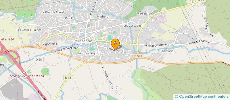 localisation de l'entreprise SCI DU CANDELIOU  PELISSANNE