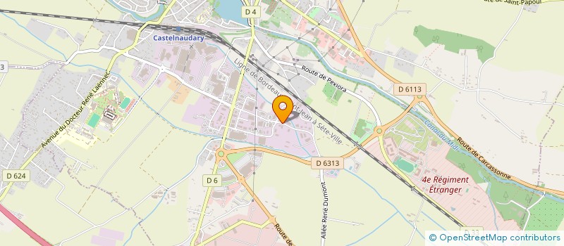 localisation de l'entreprise SCI DU CANELOT  CASTELNAUDARY