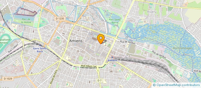 localisation de l'entreprise SCI DU CANGE à AMIENS