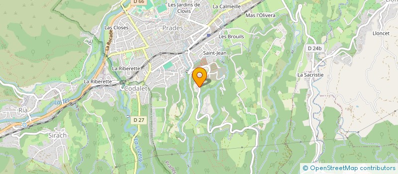 localisation de l'entreprise SCI DU CANIGOU  PRADES