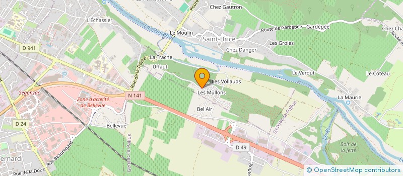 localisation de l'entreprise SCI DU CANTON à SAINT-BRICE