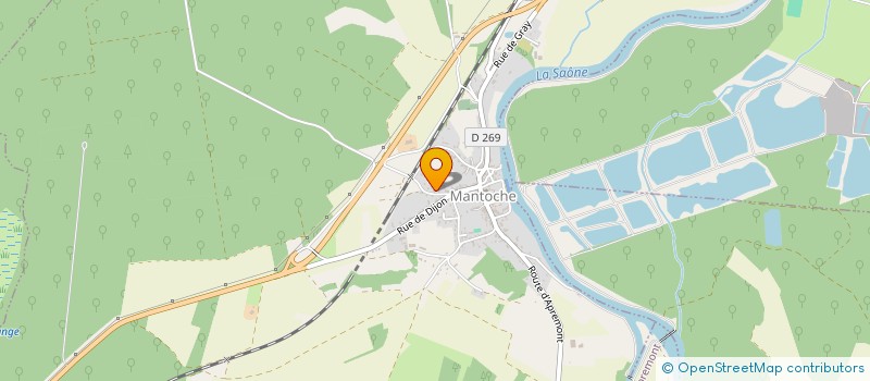 localisation de l'entreprise SCI DU CANTON DE L'EPINE  AUTREY-LES-GRAY