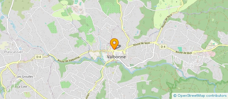 localisation de l'entreprise SCI DU CANTOUN  VALBONNE