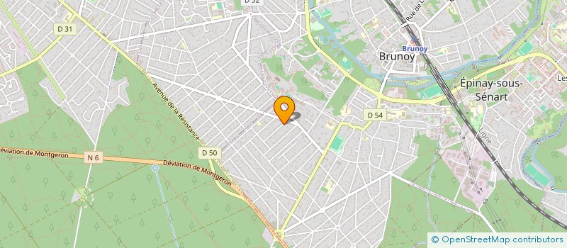 localisation de l'entreprise SCI DU CANYON  BRUNOY