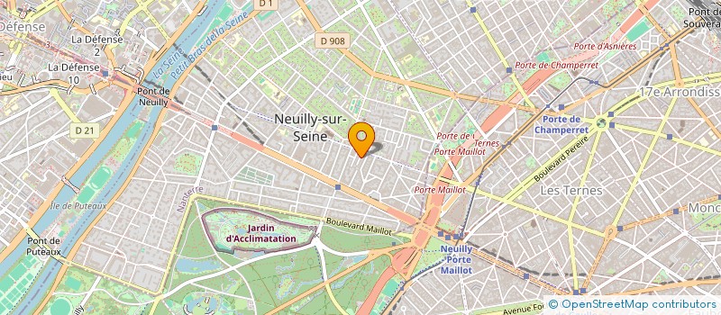 localisation de l'entreprise SCI DU CAP 109 à NEUILLY-SUR-SEINE