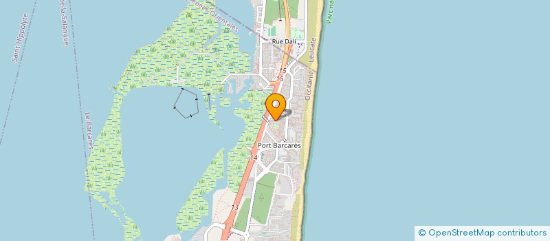 localisation de l'entreprise SCI DU CAP  LE BARCARES