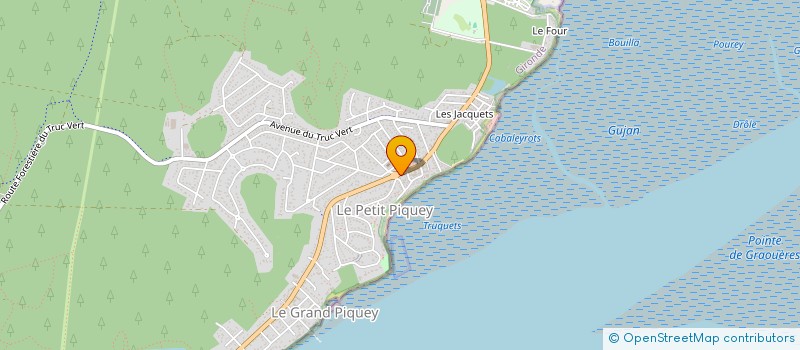 localisation de l'entreprise SCI DU CAP à LEGE-CAP-FERRET