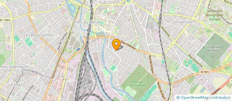 localisation de l'entreprise SCI DU CAP  DIJON