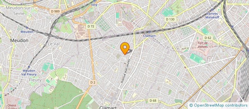 localisation de l'entreprise SCI DU CAP  CLAMART