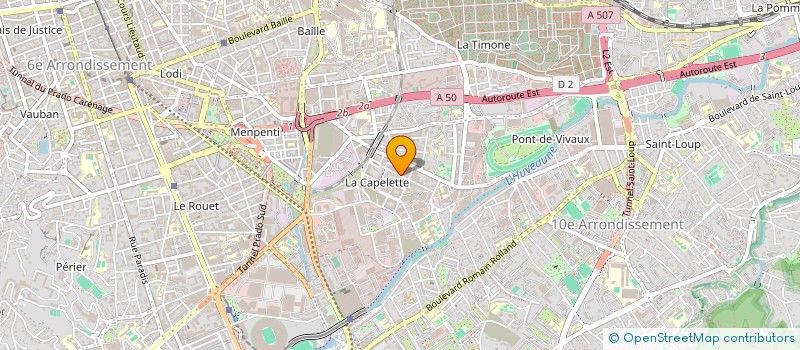 localisation de l'entreprise SCI DU CAP à MARSEILLE