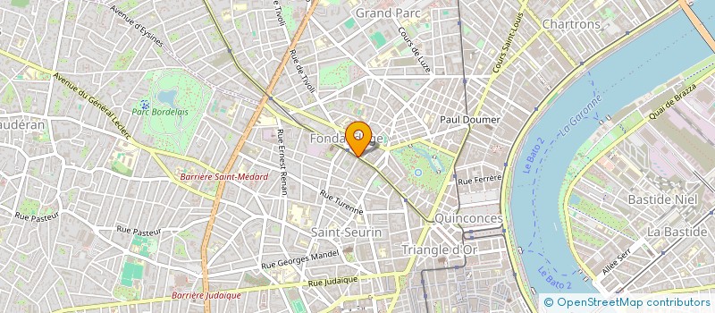 localisation de l'entreprise SCI DU CAP  BORDEAUX