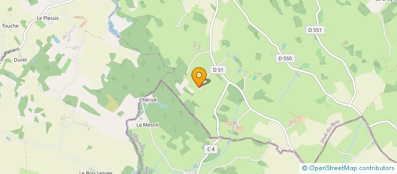 localisation de l'entreprise SCI DU CAP à JOUE-DU-BOIS