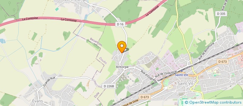 localisation de l'entreprise SCI DU CAP  SAINT-VIT