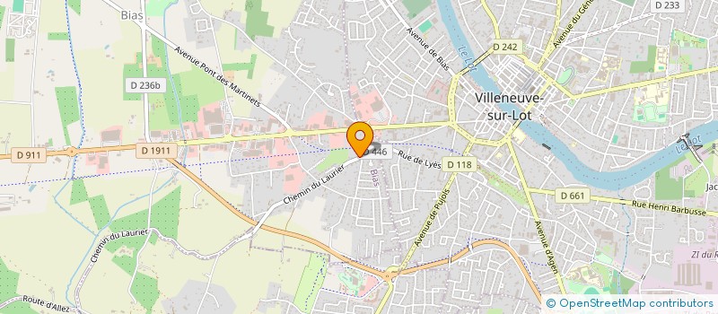 localisation de l'entreprise SCI DU CAP  BIAS