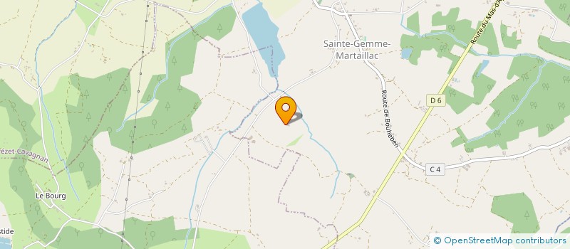 localisation de l'entreprise SCI DU CAP  SAINTE-GEMME-MARTAILLAC