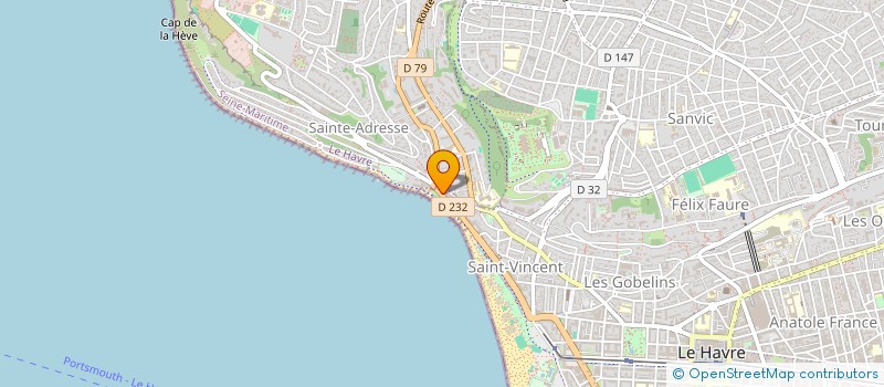 localisation de l'entreprise SCI DU CAP à LE HAVRE