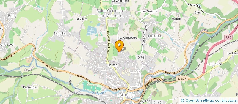 localisation de l'entreprise SCI DU CAP  SAINT-GERMAIN-NUELLES