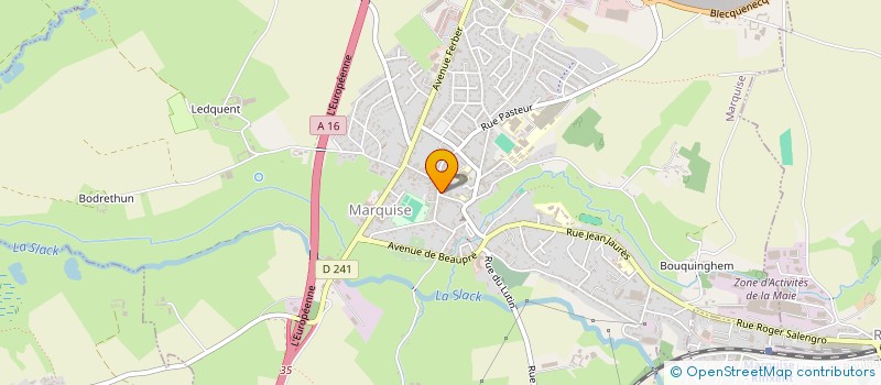 localisation de l'entreprise SCI DU CAP  MARQUISE