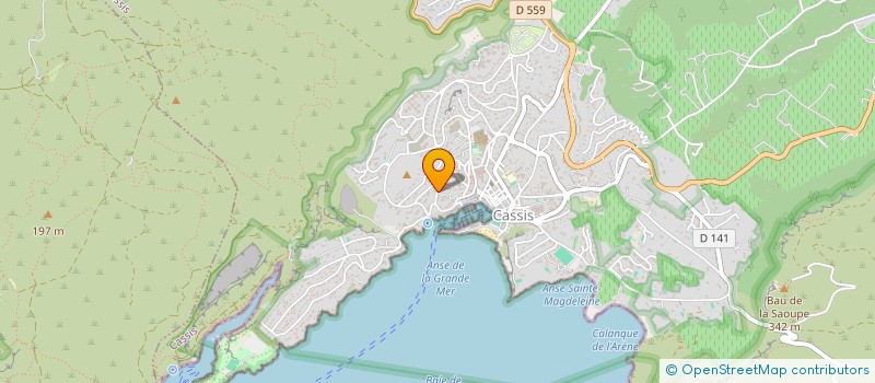 localisation de l'entreprise SCI DU CAP à CASSIS