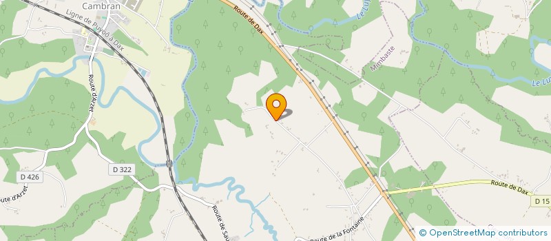 localisation de l'entreprise SCI DU CAP  MIMBASTE