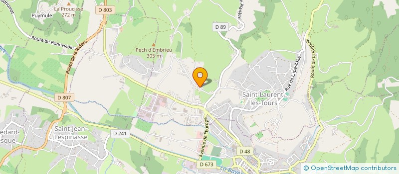 localisation de l'entreprise SCI DU CAP  SAINT-LAURENT-LES-TOURS