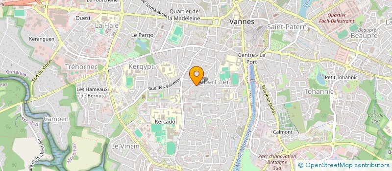 localisation de l'entreprise SCI DU CAP MARTIN à VANNES