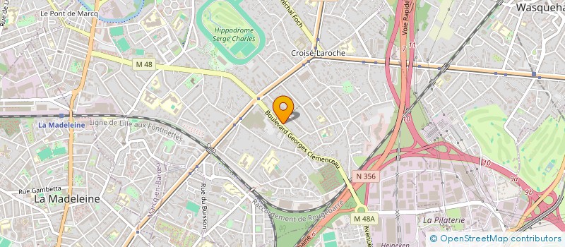 localisation de l'entreprise SCI DU CAP MEZIERE à MARCQ-EN-BARŒUL