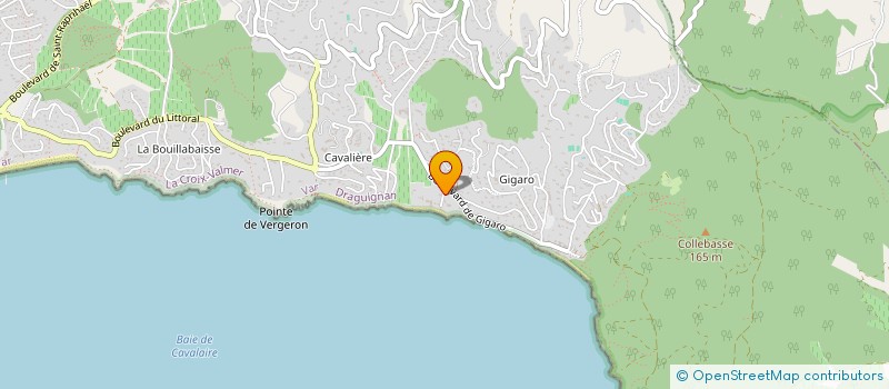 localisation de l'entreprise SCI DU CAP MYRTES  LA CROIX-VALMER