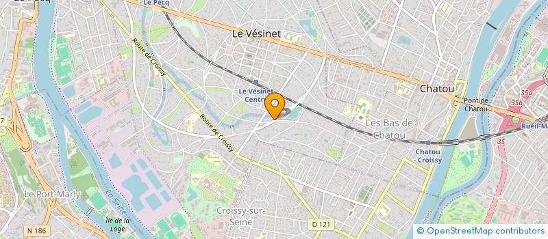 localisation de l'entreprise SCI DU CAP NEGRE LOT 19  LE VESINET