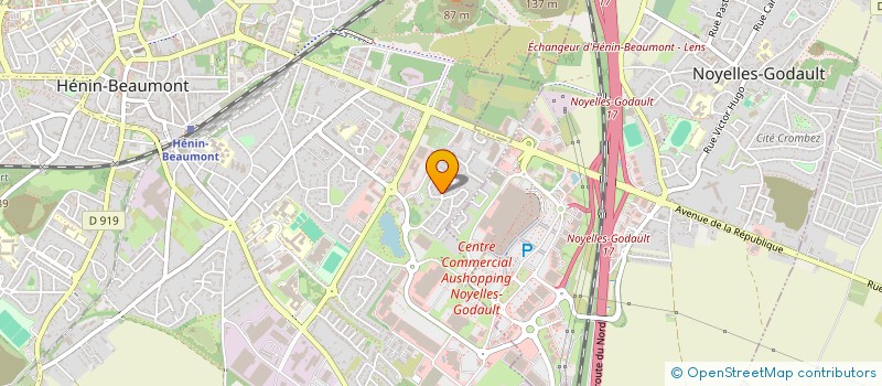 localisation de l'entreprise SCI DU CAP TAILLAT à HENIN-BEAUMONT