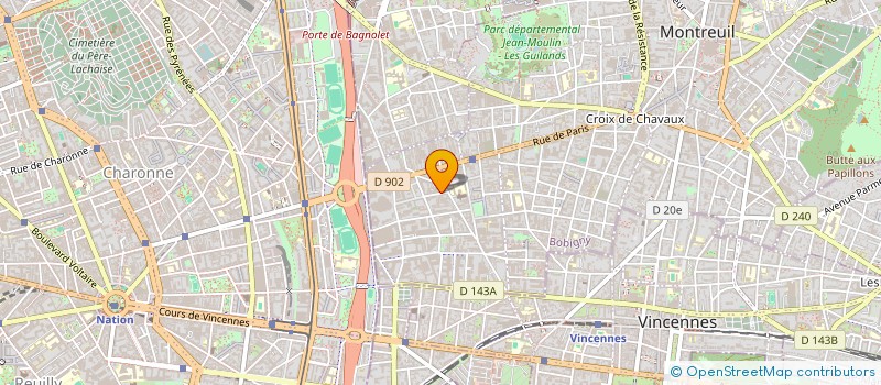 localisation de l'entreprise SCI DU CAP VOLTAIRE à MONTREUIL