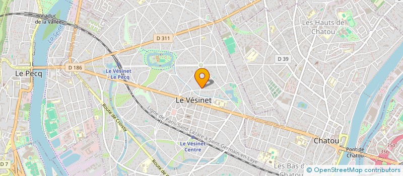 localisation de l'entreprise SCI DU CAPITOLE  LE VESINET