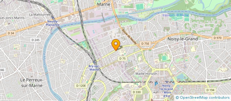 localisation de l'entreprise SCI DU CAPRICE à NOISY-LE-GRAND