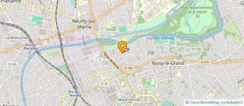 localisation de l'entreprise SCI DU CAPRICE  NOISY-LE-GRAND