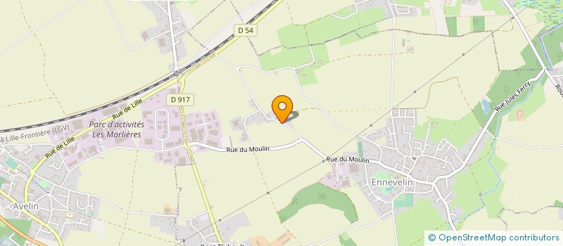 localisation de l'entreprise SCI DU CAPRICORNE à ENNEVELIN