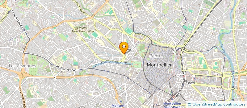 localisation de l'entreprise SCI DU CAPRICORNE à MONTPELLIER