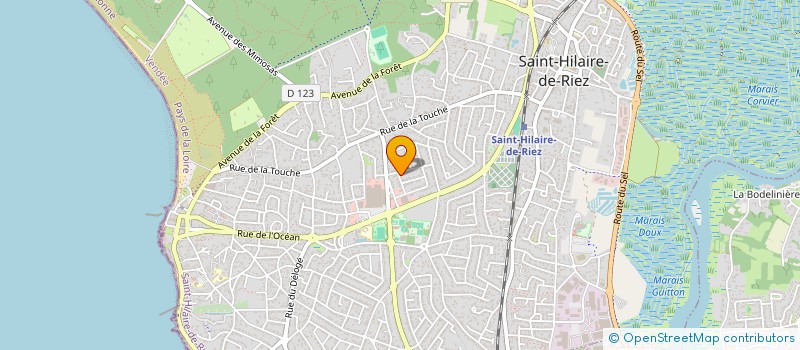 localisation de l'entreprise SCI DU CAPRICORNE à SAINT-HILAIRE-DE-RIEZ