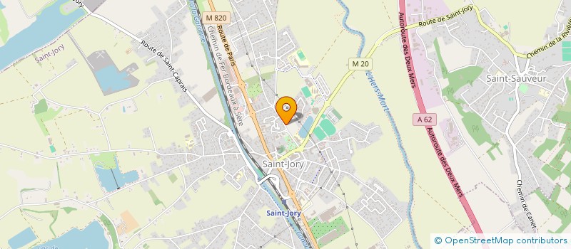 localisation de l'entreprise SCI DU CAPY  SAINT-JORY